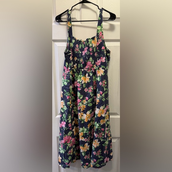 Old Navy Floral Dress - Navy and Multicolor - Picture 4 of 4